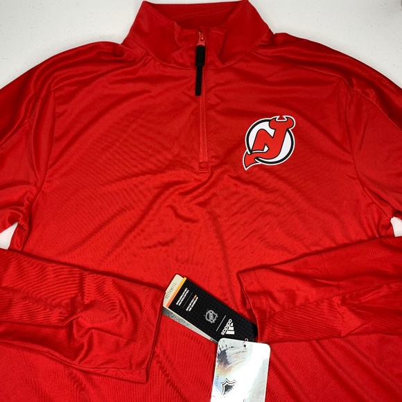 adidas Other - $75 Small Adidas New Jersey Devils 1/4 Zip Shirt